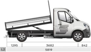 Nissan Interstar Tipper front wheel drive