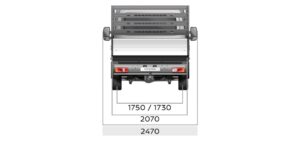 Nissan Interstar Tipper rear view